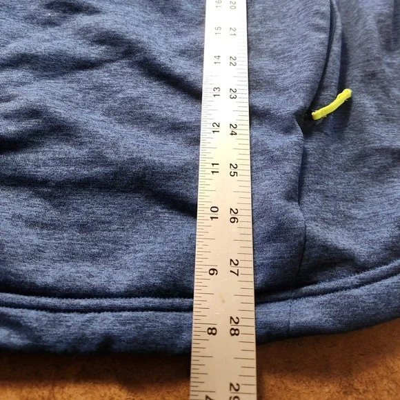 Under‎ Armour UA Mens Blue ColdGear Hooded Pullover Sweatshirt Activewear Size L - Picture 14 of 15
